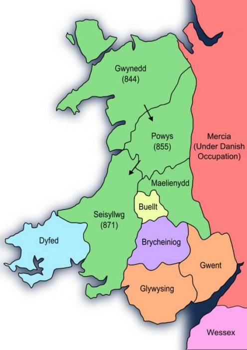 8世紀 12世紀のウェールズ イギリスの歴史と時代背景